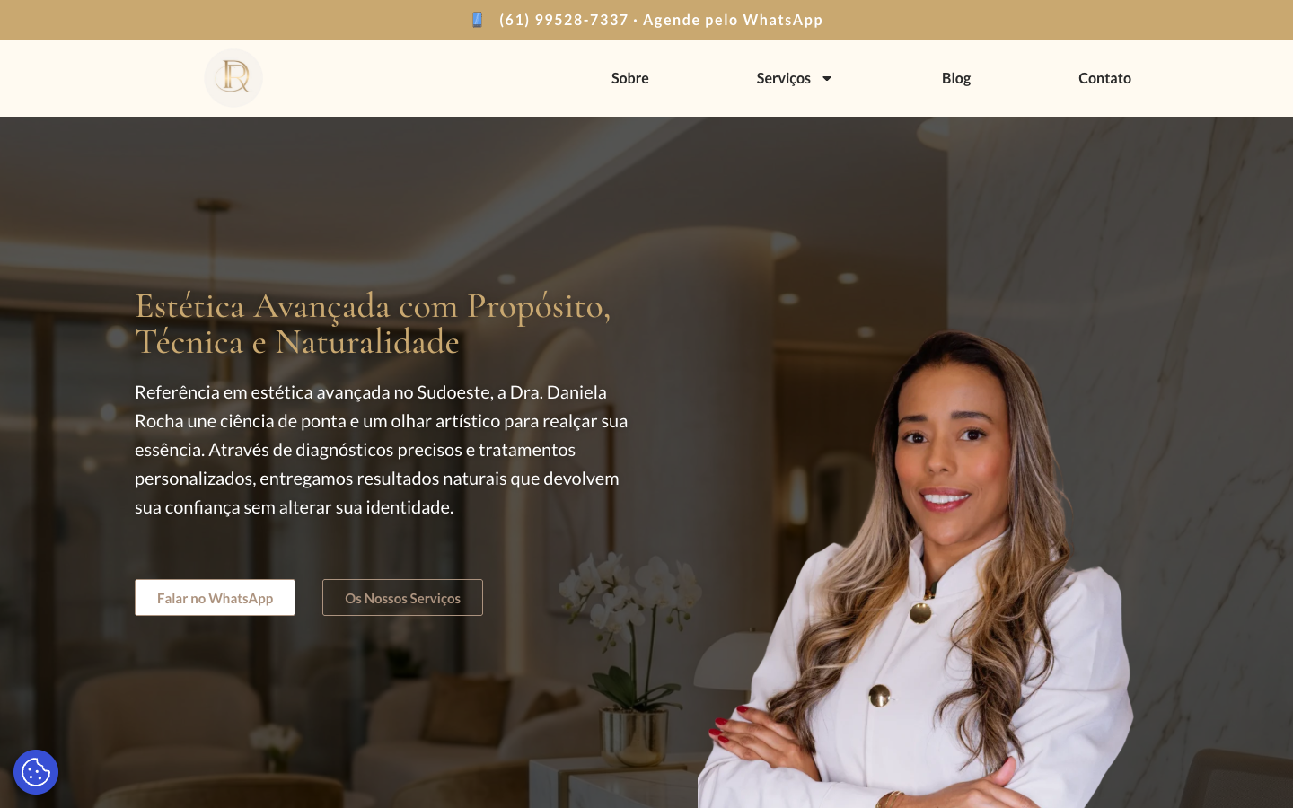 Site do DR Centro Estético
